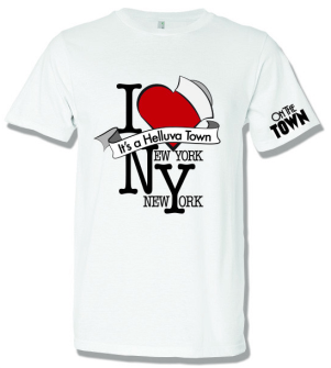 On the Town the Broadway Musical -  I Love New York T-Shirt 